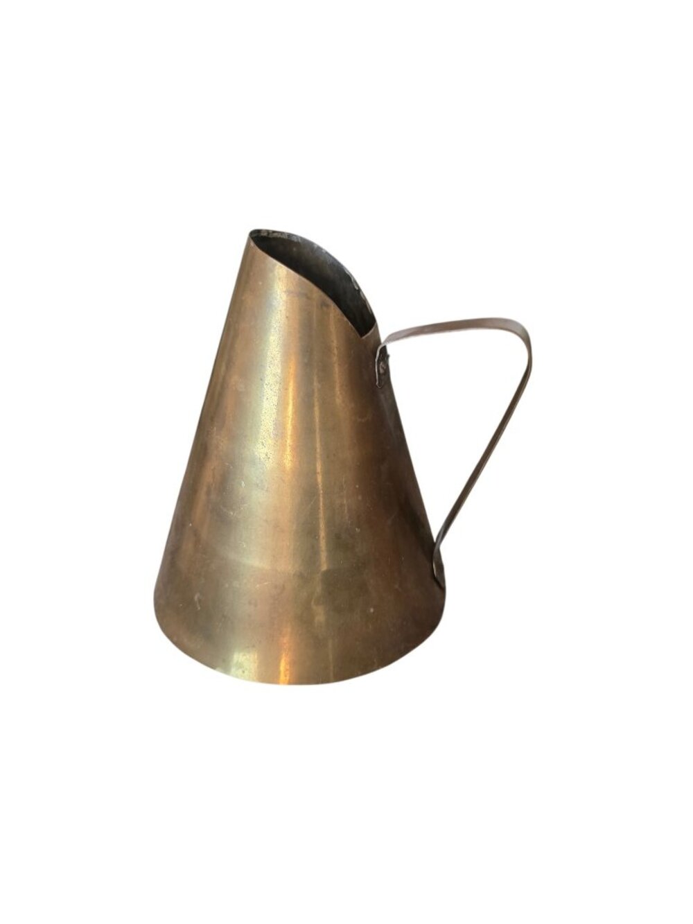 Rare Antique 1900 K. Mossberg Soderbarke 8 Brass Jug Pitcher Vase 6" x 7"
